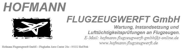 Hofmann Flugzeugwerft GmbH Logo